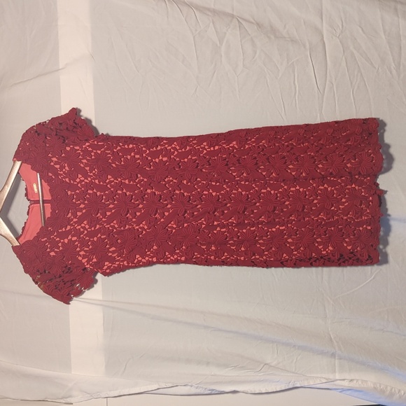 Elie Tahari floral red formal dress - Picture 4 of 9